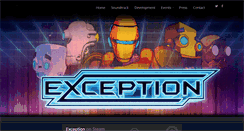 Desktop Screenshot of exceptiongame.com