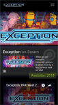 Mobile Screenshot of exceptiongame.com