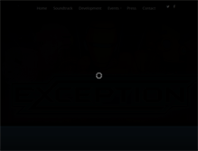 Tablet Screenshot of exceptiongame.com